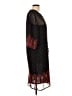Mossimo 100% Polyester Paisley Black Casual Dress Size L - photo 4