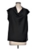DKNY 100% Polyester Black Sleeveless Blouse Size L - photo 1