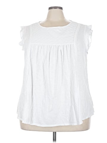 Terra & Sky Sleeveless Blouse (view 1)