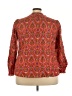 Talbots Paisley Red 3/4 Sleeve Blouse Size 3X Petite - photo 2