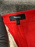 Theory Red Linen Pants Size 6 - photo 7