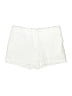 Saint Tropez West 100% Cotton Chevron-herringbone White Shorts Size 6 - photo 1
