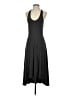 Hinge Solid Gray Casual Dress Size XS - photo 1