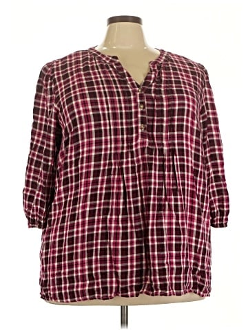 Croft & Barrow 3/4 Sleeve Blouse (view 1)