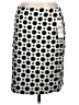 Albert Nipon Polka Dots Black Casual Skirt Size 10 - photo 1