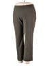 Lands' End Solid Green Active Pants Size 2X - photo 1
