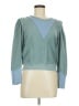 LoveShackFancy Color Block Teal Pullover Sweater Size M - photo 1