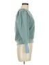 LoveShackFancy Color Block Teal Pullover Sweater Size M - photo 4