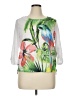 Onque Casuals White 3/4 Sleeve Blouse Size XL (petite) - photo 1