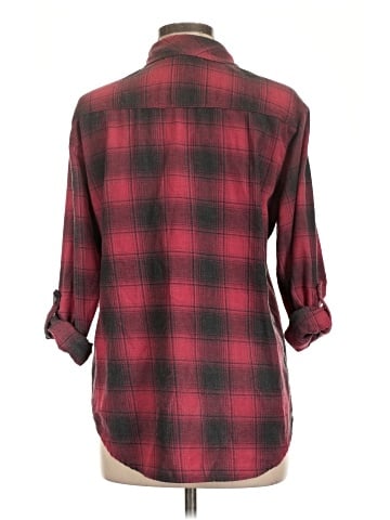 Adam Levine 3/4 Sleeve Button-Down Shirt (view 2)