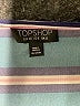 Topshop Stripes Blue Cocktail Dress Size 8 - photo 7