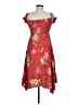 Assorted Brands 100% Elastic Floral Red Casual Dress Size M - photo 2
