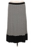 Ann Taylor LOFT Chevron-herringbone Black Casual Skirt Size L - photo 1