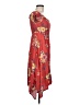 Assorted Brands 100% Elastic Floral Red Casual Dress Size M - photo 4