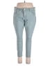 Universal Thread Solid Teal Jeans Size 16 - photo 1
