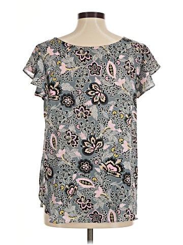 Ann Taylor LOFT Outlet Short Sleeve Blouse (view 2)