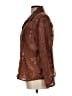 Chico's Metallic Brown 3/4 Sleeve Button-Down Shirt Size Lg (2) - photo 5
