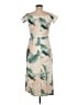 Unbranded Tropical Tan Casual Dress Size M - photo 2