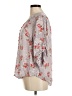 Torrid 100% Rayon Floral Gray 3/4 Sleeve Blouse Size Med Plus (00) - photo 5