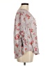 Torrid 100% Rayon Floral Gray 3/4 Sleeve Blouse Size Med Plus (00) - photo 4
