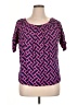 Escapada Pink Short Sleeve Blouse Size XL - photo 1