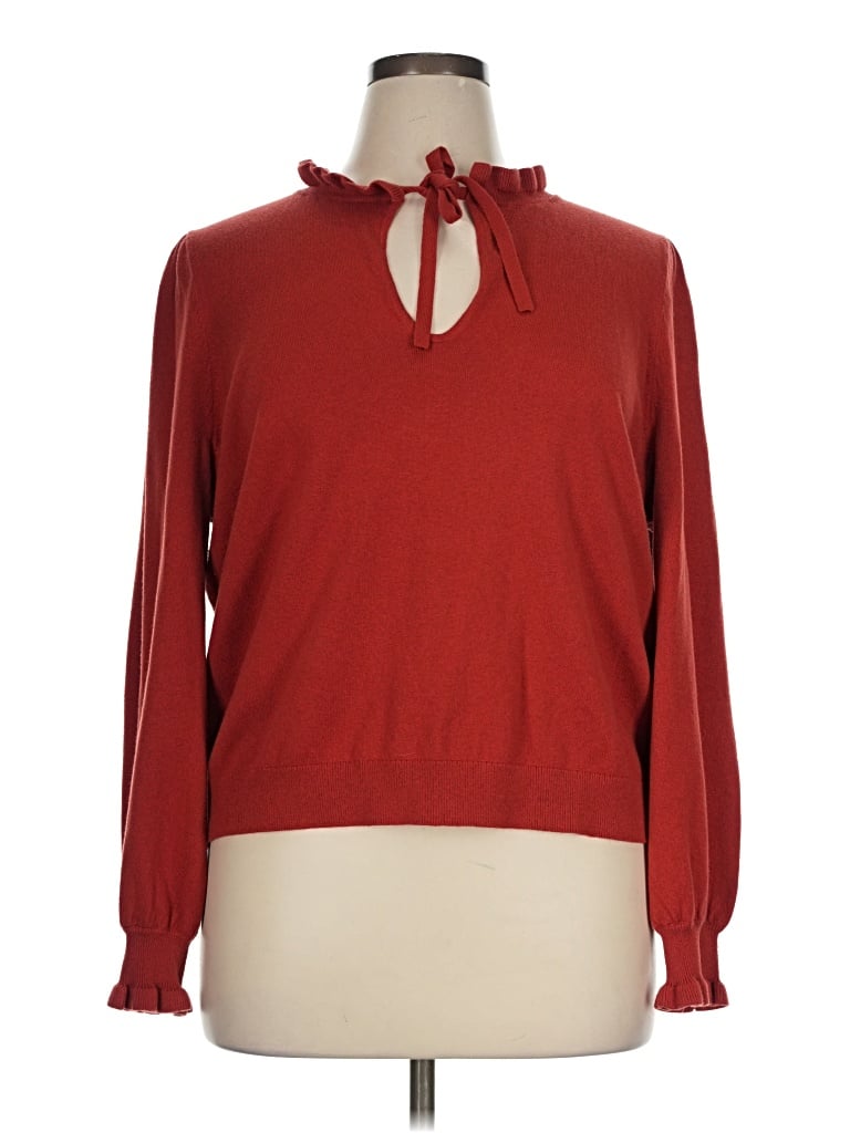 Pre-owned Boden Pullover Sweater In Red