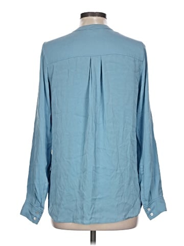 Vince. Long Sleeve Silk Top (view 2)