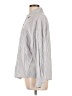 Fashion Stripes Gray Long Sleeve Blouse Size L - photo 5