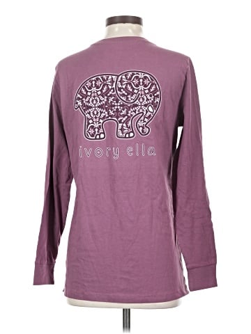Ivory Ella Long Sleeve T-Shirt (view 2)