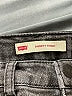 Levi's Stars Gray Black Denim Shorts Size 10 - photo 3