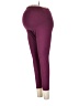 Old Navy - Maternity Burgundy Active Pants Size Sm Maternity - photo 1