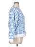 Champion Checkered-gingham Blue Pullover Sweater Size 1X - photo 4