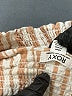 Roxy Stripes Gold Shorts Size M - photo 3