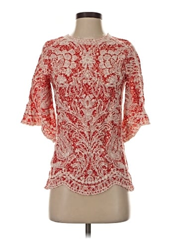 Solitaire 3/4 Sleeve Blouse (view 1)
