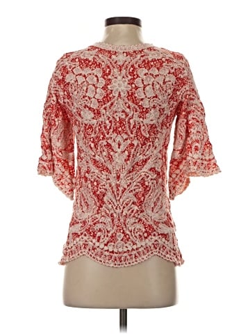 Solitaire 3/4 Sleeve Blouse (view 2)