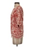 Solitaire 100% Rayon Red 3/4 Sleeve Blouse Size S - photo 5