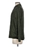 TRUTH BY REPUBLIC 100% Polyester Animal Print Green Long Sleeve Blouse Size M - photo 5