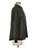 TRUTH BY REPUBLIC 100% Polyester Animal Print Green Long Sleeve Blouse Size M - photo 4