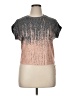 Assorted Brands Metallic Silver Short Sleeve T-Shirt Size XL - photo 1