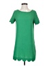 Mittoshop 100% Polyester Solid Green Casual Dress Size S - photo 1