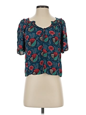 Maeve by Anthropologie Short Sleeve Blouse (view 1)