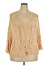Unbranded 100% Viscose Tan Cardigan Size 3X - photo 1