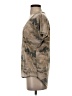 Express Outlet Camo Tan Short Sleeve Top Size XS - photo 5