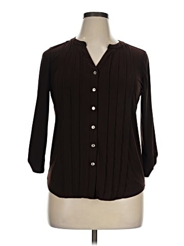 Perseption Concept 3/4 Sleeve Blouse (view 1)