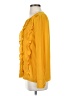 Halogen Yellow Long Sleeve Blouse Size XS - photo 5