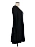 Lush Solid Black Casual Dress Size M - photo 4