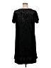Socialite Solid Black Casual Dress Size 1X - photo 2