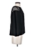 Aqua 100% Polyester Black Long Sleeve Blouse Size XS - photo 4