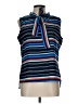 Tommy Hilfiger 100% Polyester Blue Sleeveless Blouse Size L - photo 1