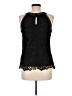 Adiva 100% Polyester Black Sleeveless Blouse Size M - photo 2